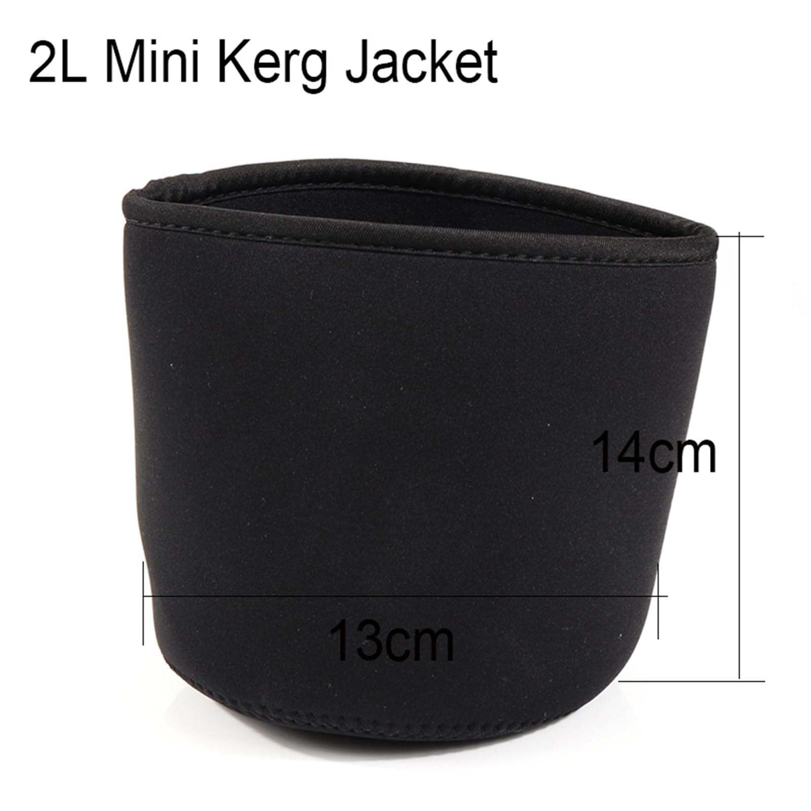 bierbrauset Neopren-Parka-Fassjacke für 2-Liter-5-Liter-Mini-Bierfässer, Bier kühler halten, Bierbrauen zu Hause Heimbrau-Sets(5L keg Jacket)