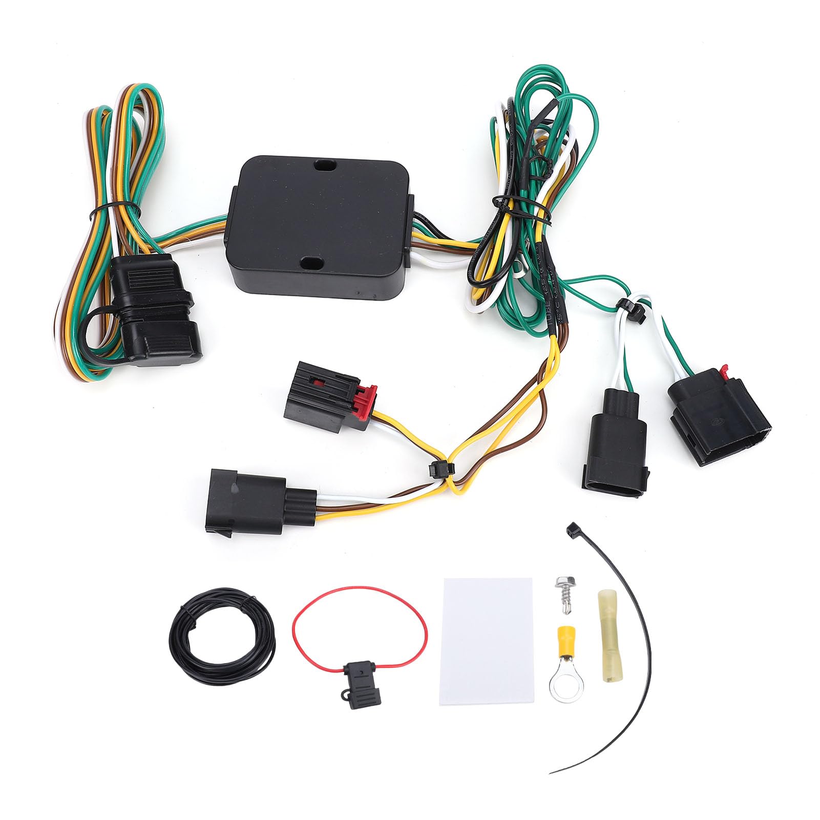 Fabater 4-poliger Anhänger-Kabelbaumsatz. Standardmäßiger 4-poliger Stecker für Grand Caravan 2008–2010. Kabelbaumstecker für Anhängerkupplung. Geeignet für Reisen Im Freien, Umzug nach Hause