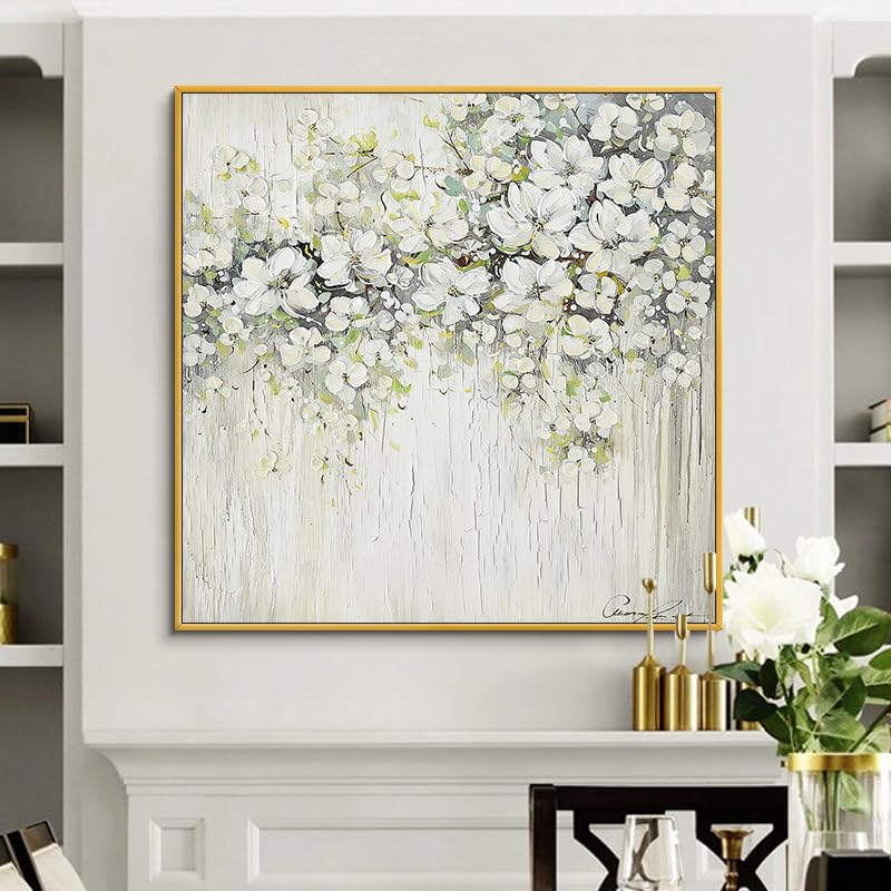 Tableau moderne et peinture à l'huile peinte à la main pour un salon élégant