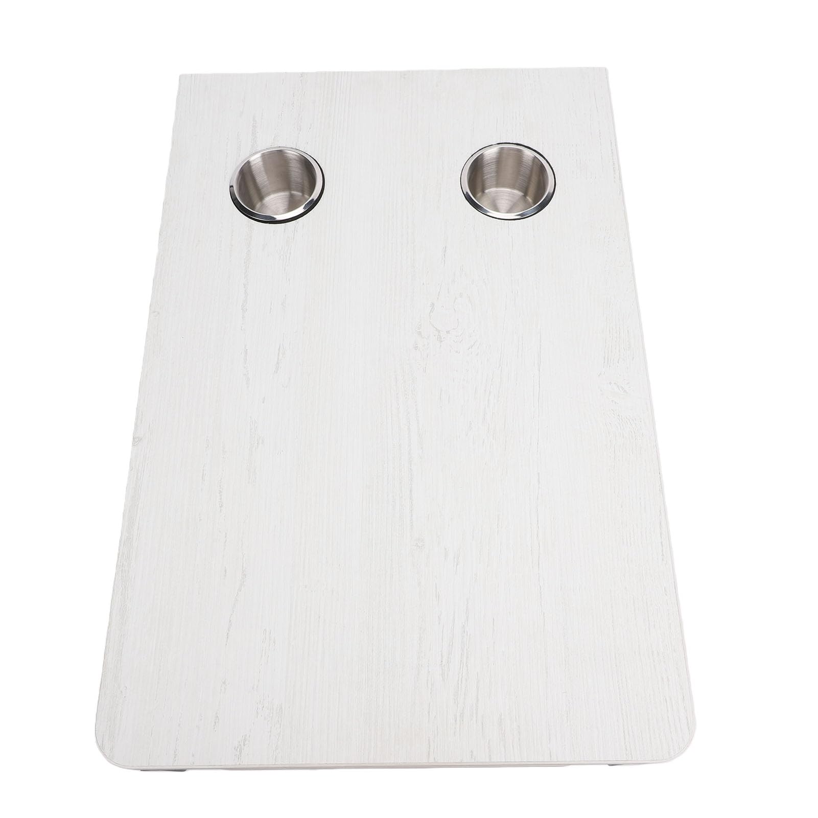 Keenso Tavolo per, Tavolo in Legno Salvaspazio Rimovibile con Design Telescopico Estraibile per Barca da Campeggio e Yacht, 600x400x100 Mm (White)