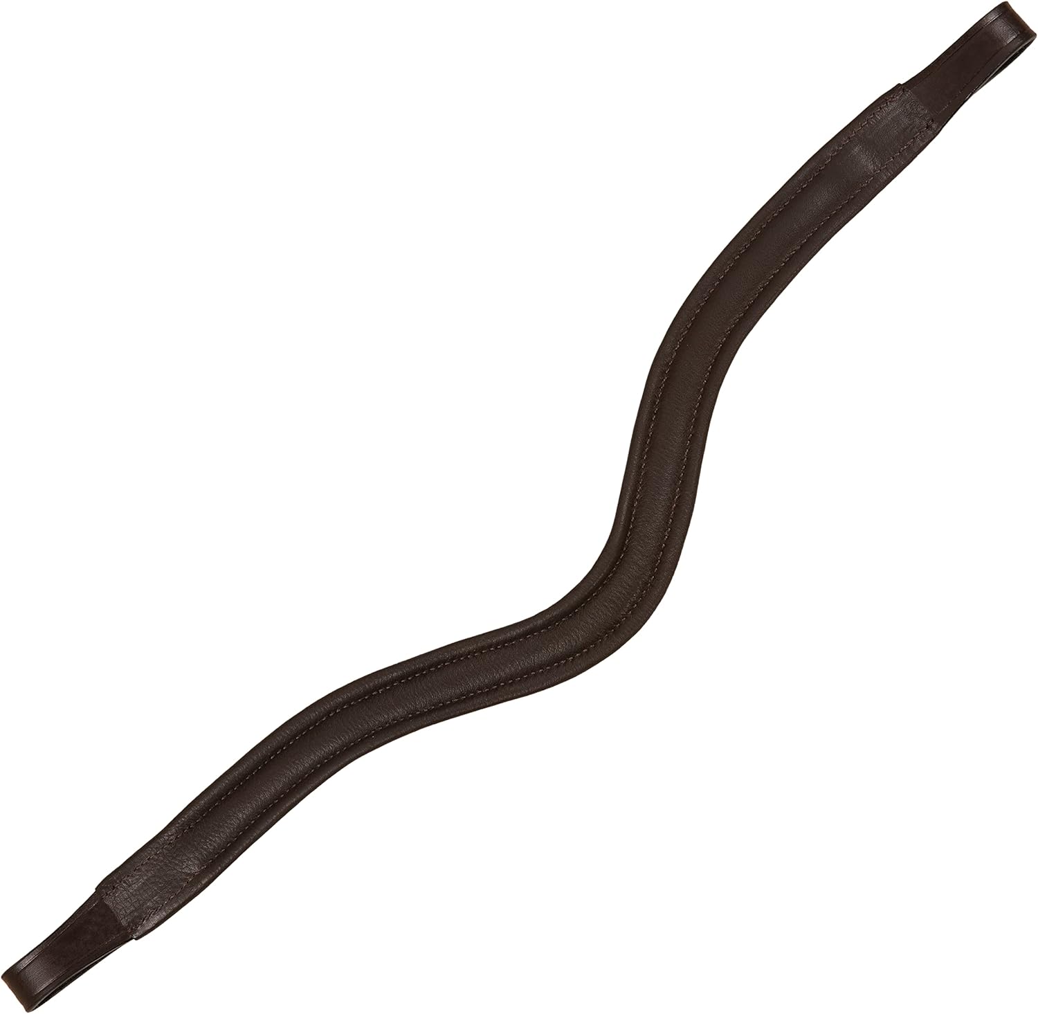 Exion Curved Crystal Browband for Horses – Soft Padded Bling English Bridle Brow Band | Dressage, Show, Jumping | Black, Brown | Cob, Full, Warmblood | Red, Black & Clear Crystal Browband for Horses