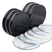 Vista 2 de LOVIMAG Super Strong Neodymium Disc Magnets with Epoxy Coating, Powerful Permanent Rare Earth Magnets 1.26 inch x 18 inch, Pack of 6