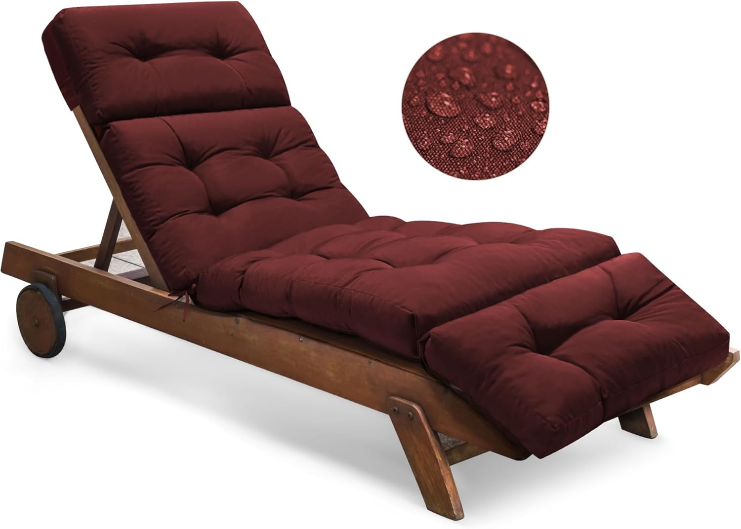 Tycdiose Outdoor Chaise Lounge Chair Cushion Replacement 74