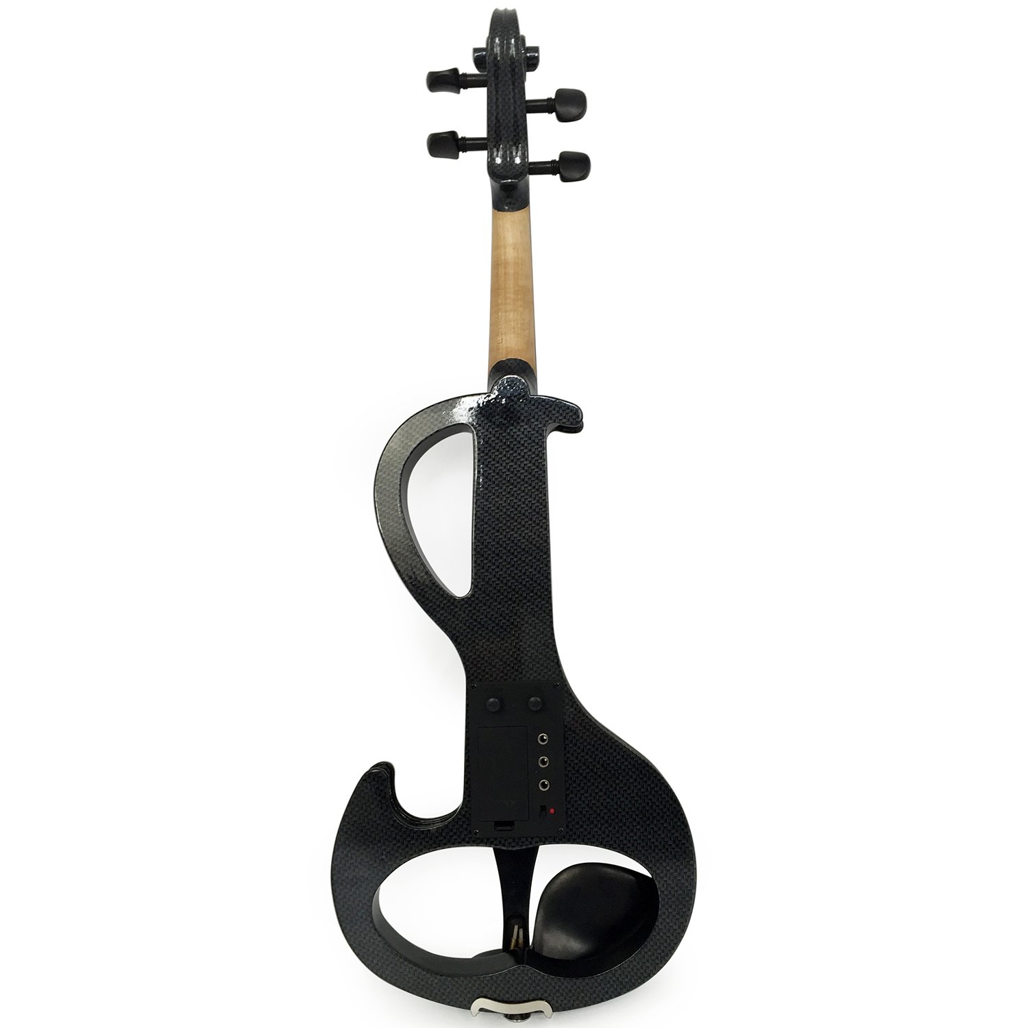 Aliyes Violino elettrico in legno 4/4 Advanced intermedio elettrico silenzioso (fibra di carbonio) (ALKIT-005), ALDSZA-1311