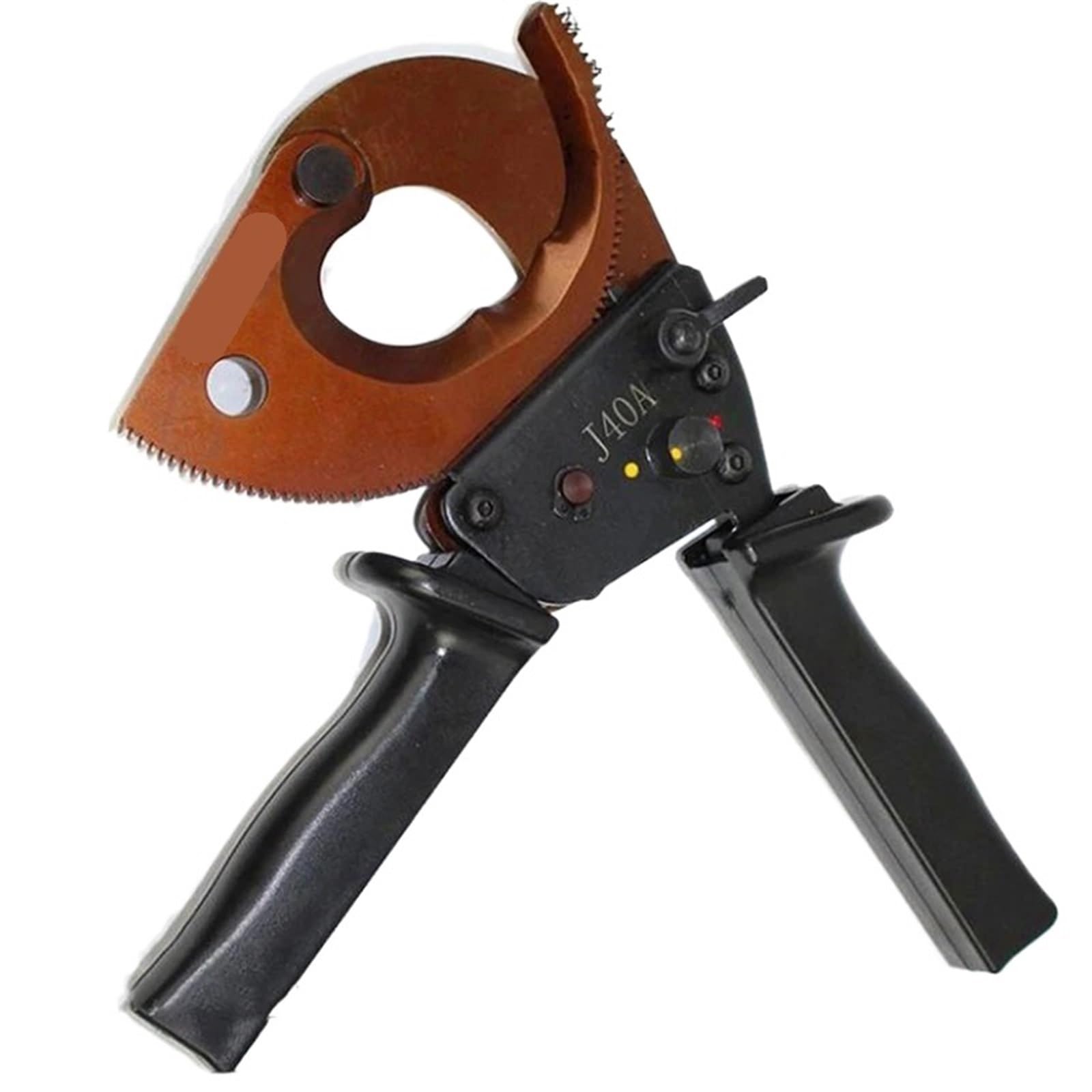 Ratchet Cable Cutter Ratcheting Heavy Duty Cable Cutter, Cutting Range 300mm2, 500mm2, Bicycle for Copper and Aluminum Cables for Copper Aluminum Armored(J40E)