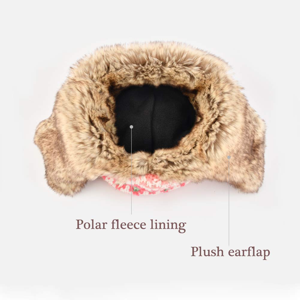 Gorro de Punto Gorro de Invierno cálido para niños y niñas Gorro para niños pequeños Gorro con pompón, 6-9 años Household faucets