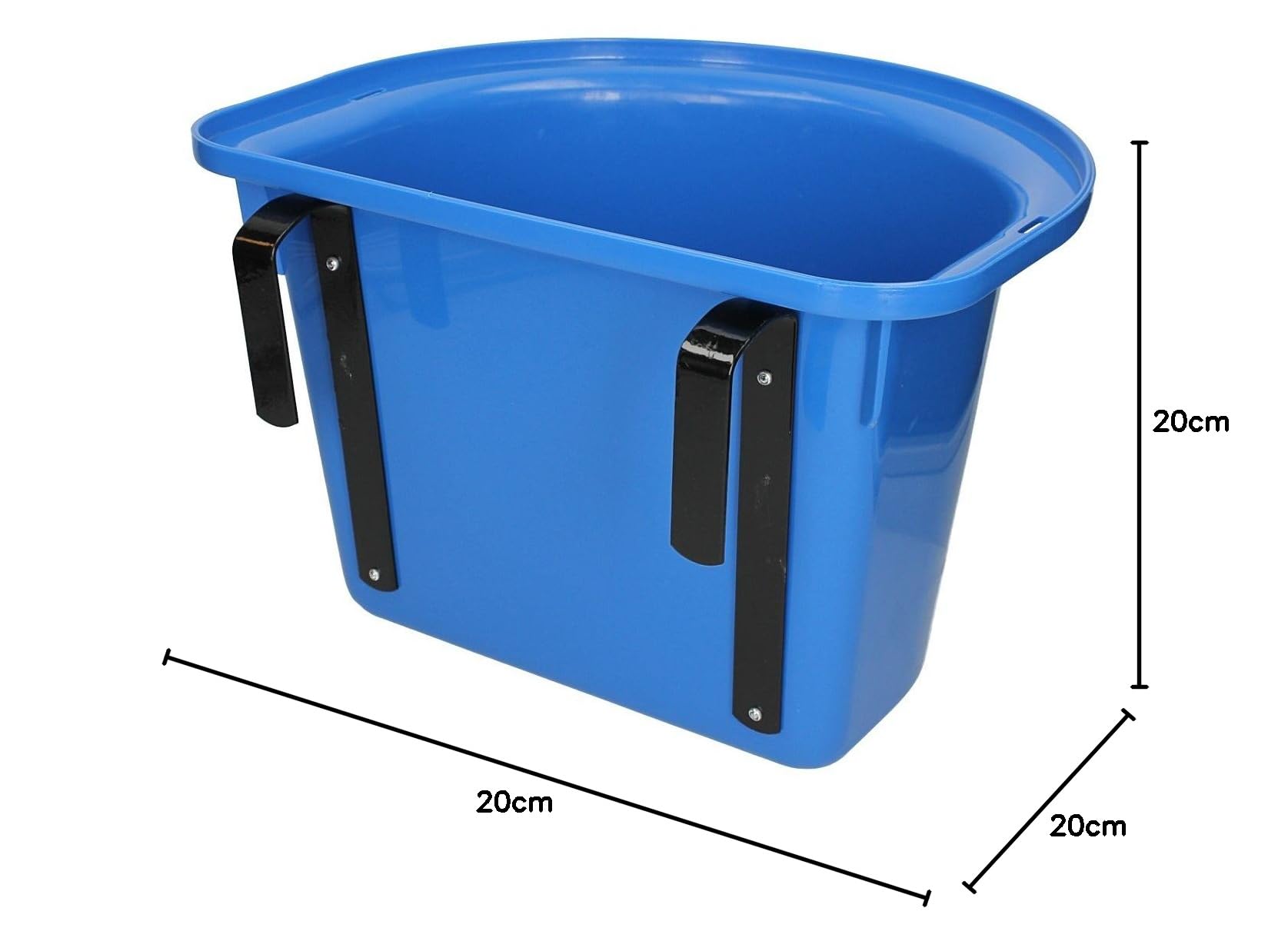 KERBL Mangeoire Amovible pour Cheval Bleu 12 L