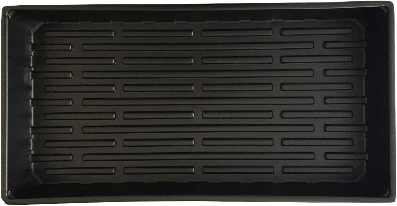 1020 Plant Trays for Seedlings, Microgreens, Wheatgrass, Extra Heavy Duty 2.3mm, No Holes, Food Grade, BPA Free, 5 Pack