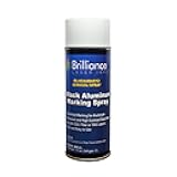 Brilliance Laser Inks 12 Oz Aluminum Laser Marking Spray - Black, Anti Clog Permanent Metal Engraving Aerosol Compatible with Fiber, YAG, Diode, and CO2 Engraver Machine