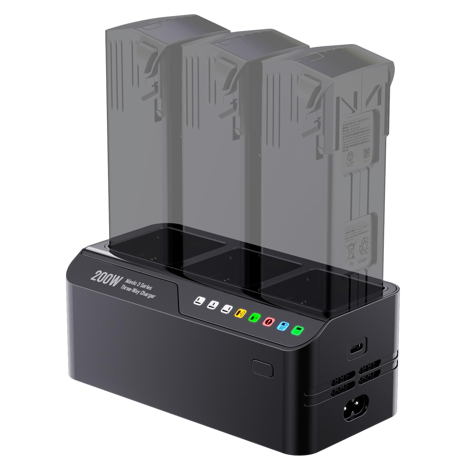 DJI Mavic 3 Pro ドローン (バッテリー×3、充電器、バッグ、リモコン付き) Amazon.co.jp: DJI Mavic 3シリーズドローン用200W 3ウェイバッテリー
