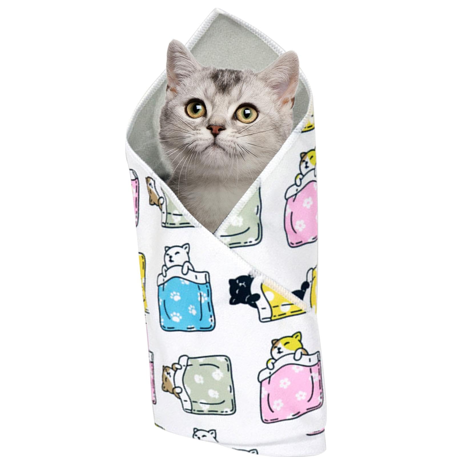 Amazon | 爪切り 猫用おくるみ - 猫の爪切り用拘束ラップ
