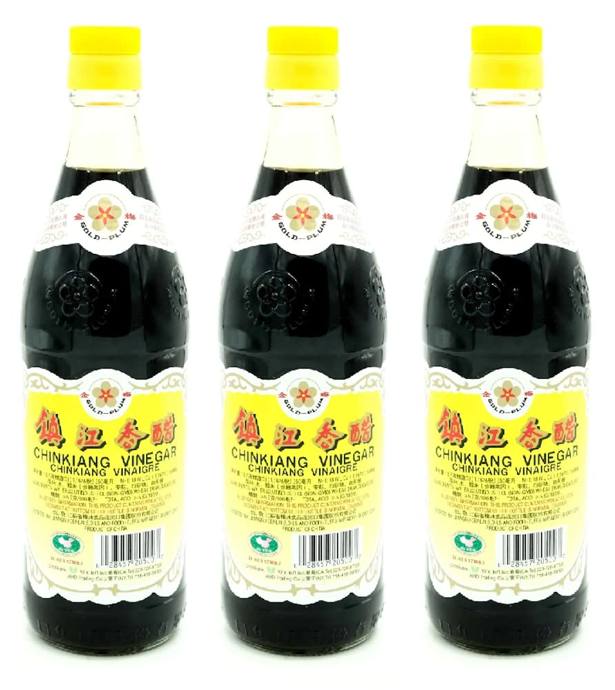Gold Plum Chinkiang Vinegar, 18.6 Fl Oz (Pack of 3)