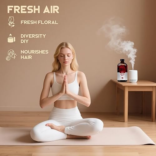 Miniatura 4 de Aceite esencial de rosa - Aceite de fragancia de rosa 16.33oz (490ml) - 100% aroma natural puro para difusores, velas, fabricación de jabón y