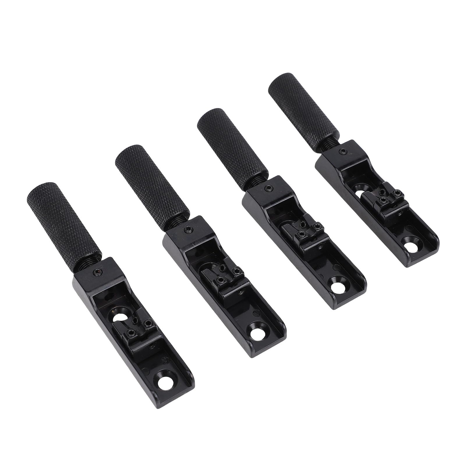 RiToEasysports Most Gitarowy, 4 Strunowy Most Basowy i Typ Zamka dla Basu (BLACK)