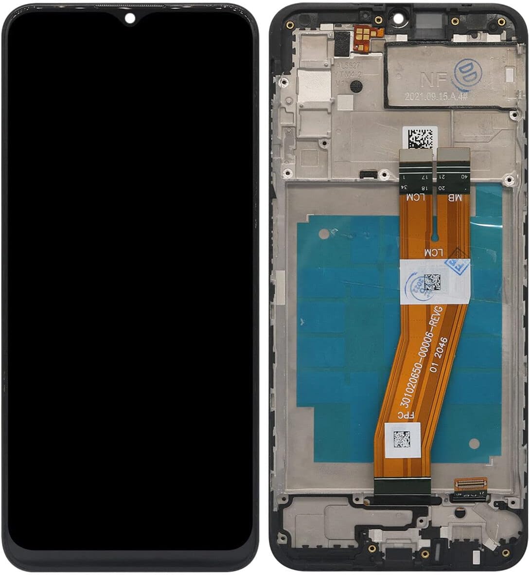 for Samsung Galaxy A03s A037M SM-A037F A037F A037M LCD Touch Screen Digitizer with Frame Replacement 164.2mm，Not Fit A037G SM-A037G
