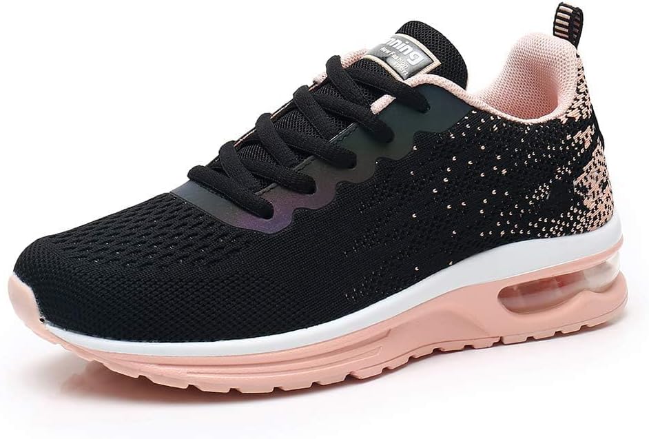 Women’s Athletic Running Shoes Breathable Comfort Cushioned Walking Sneakers for Gym Workout Jogging