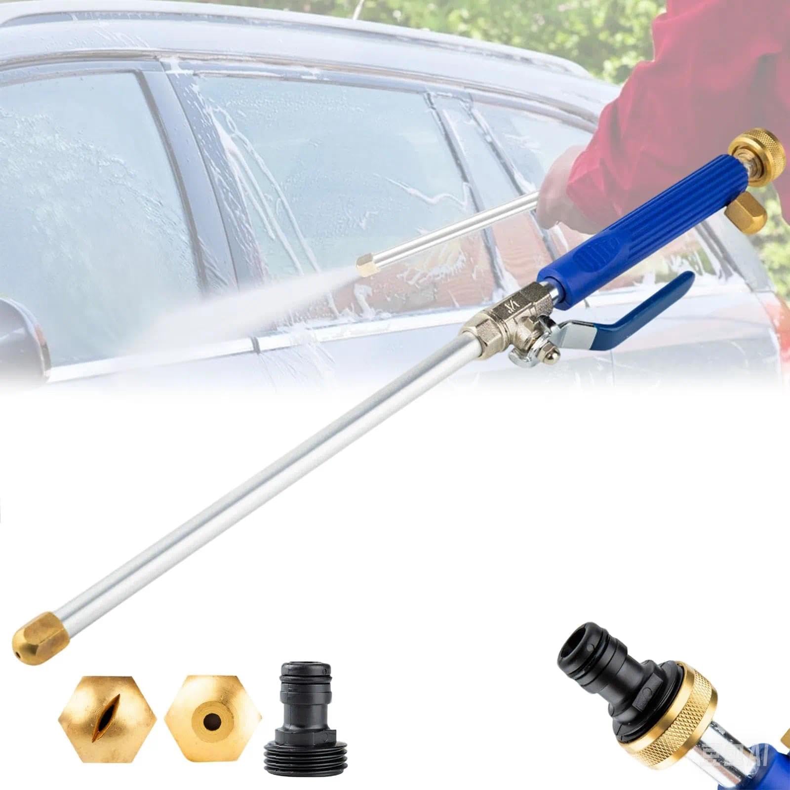 Ukisisi B Jetsono High Pressure Water Gun,Jetsono Water Jet,Jet Sono Pressure Washer,High Pressure Hose Attachment,High Pressure Washer,2-In-1 High Pressure Power Washer Wand, Jet High Pressure Washer Lance