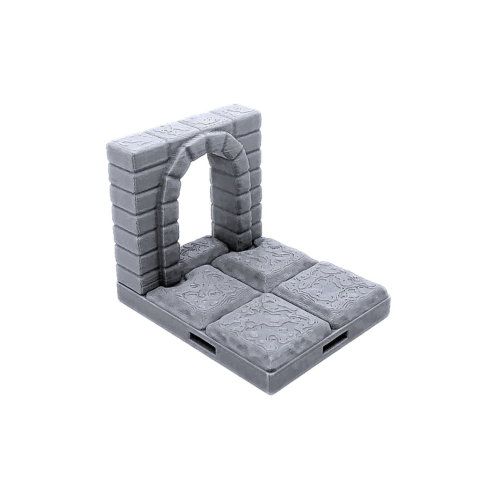 EnderToys Dalles De Donjon Verrouillables – 36 Pièces Imprimées En 3D En PLA, Paysage 28 Mm, à Peindre Pour JDR