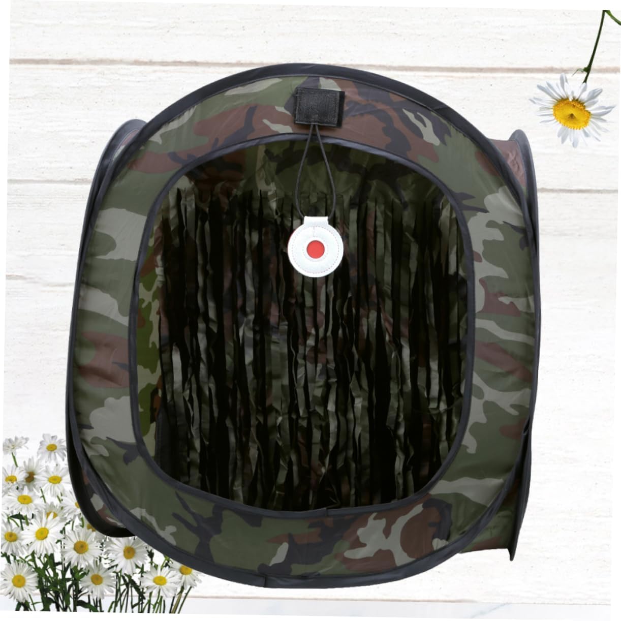 Camouflage Detachable Portable Training Tent Foldable Noise Reducing Shooting Tent for Outdoor Practice Lightweight Easy to Carry for Eye Coordination Activities