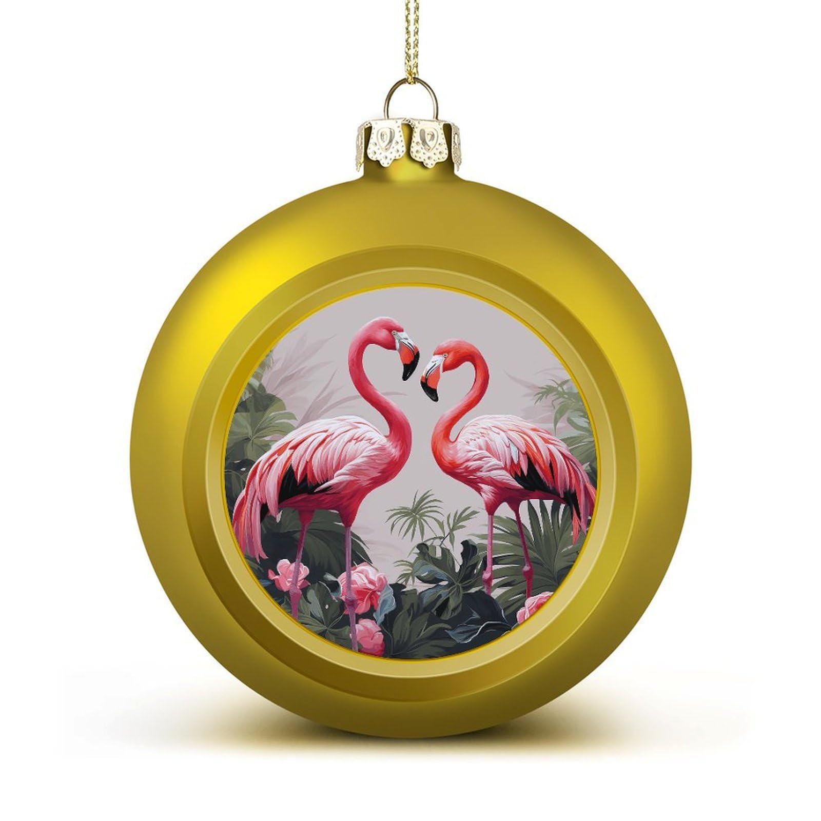 Boule de Noël flamant rose, le cadeau idéal pour décoration de sapin