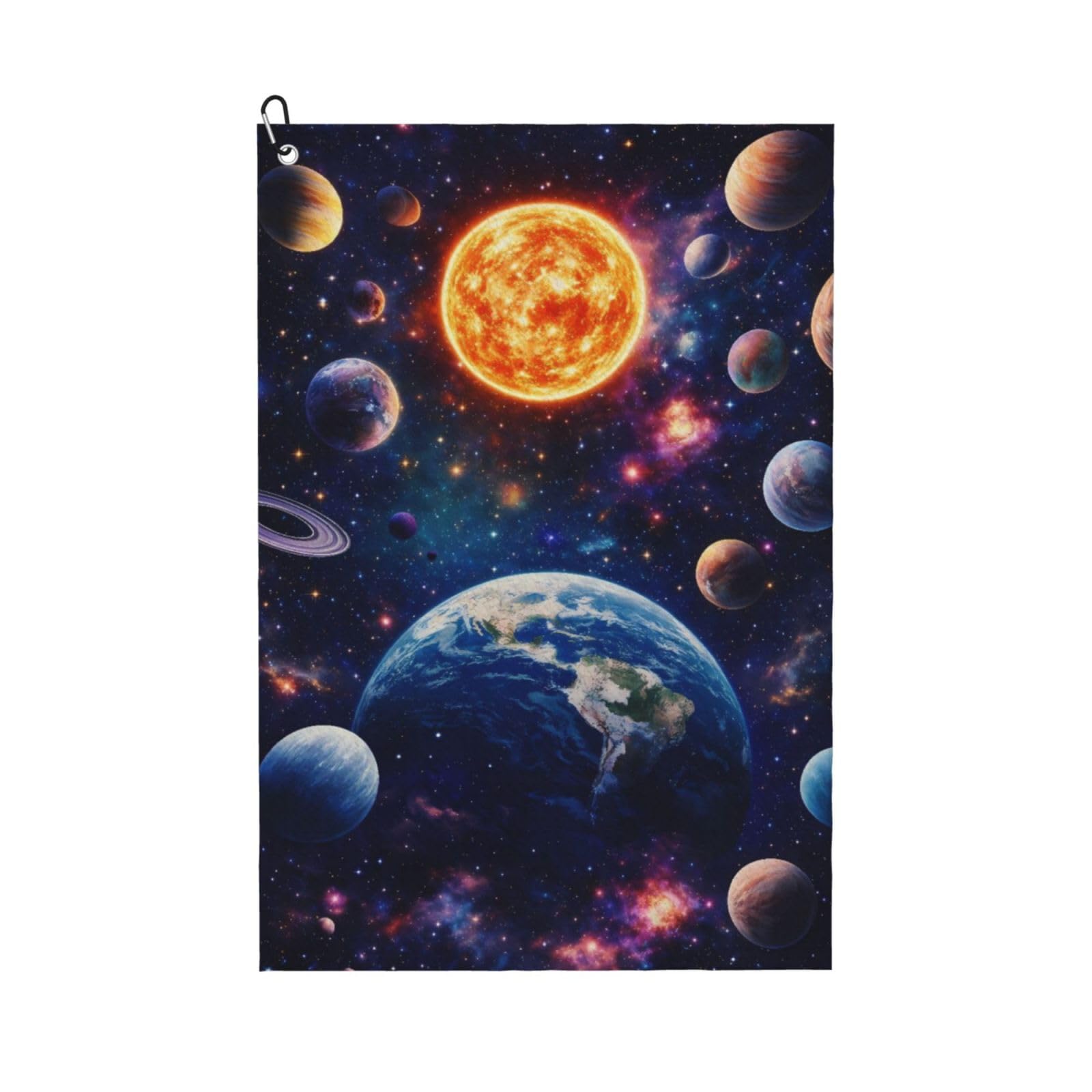 BSDFGSDD Trippy Outer Space Planet Golf Towel 24 x 16 inches