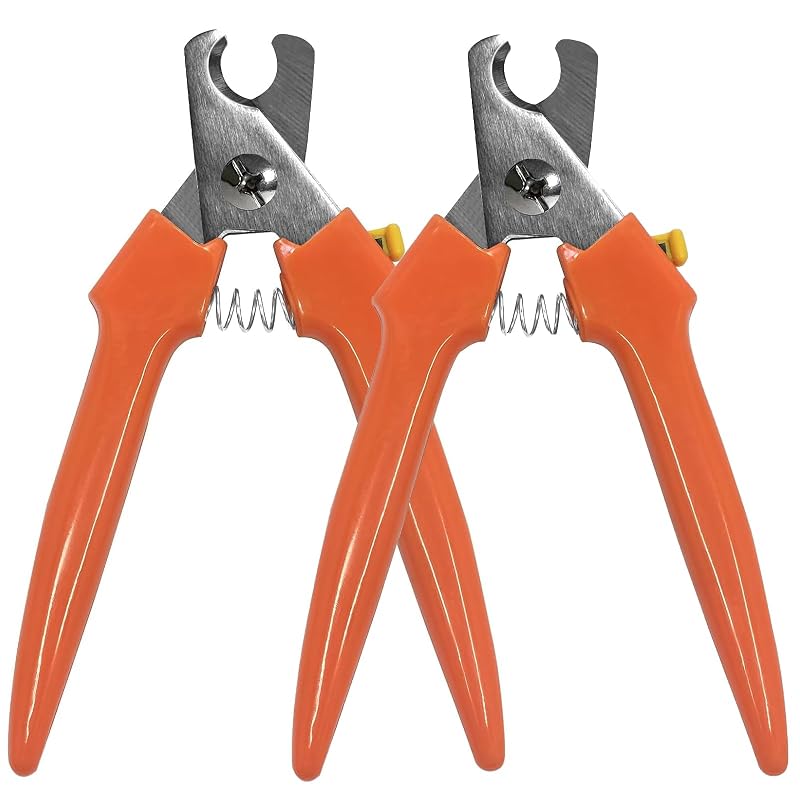 Cortador de unhas para cães com lâminas de aço inoxidável Bitbat, modelo 767C, pacote com 2