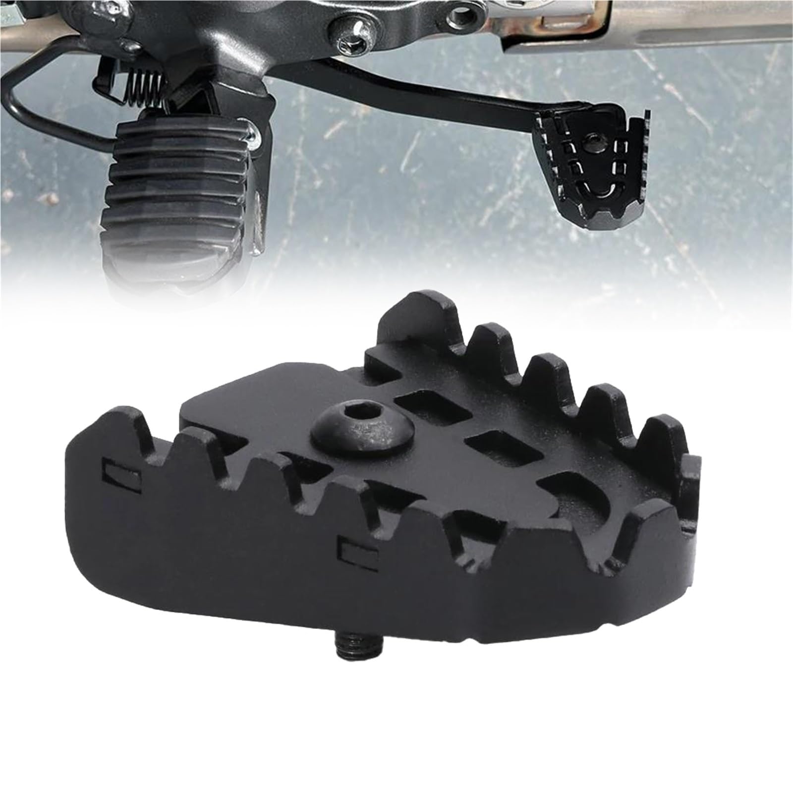 XYHZMZ Transalp 750 Rear Foot Brake Lever Step Tips Extension Plate for XL750 2023 2024 Motorcycle Enlarge Pedal Pad Extender XL