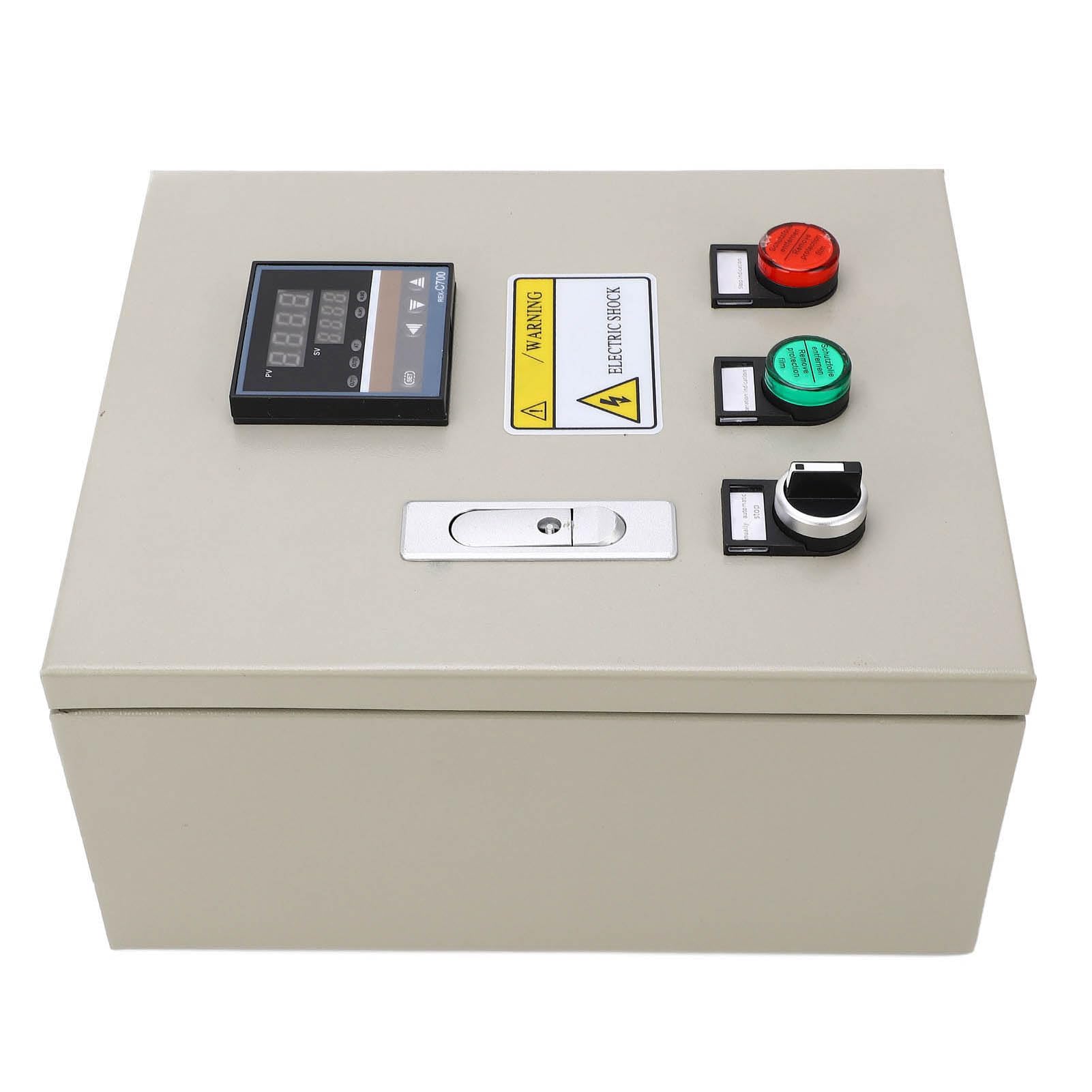 Fafeicy Trójfazowy Regulator Temperatury, Obudowa Stalowa ABS PID, 3 Fazowy