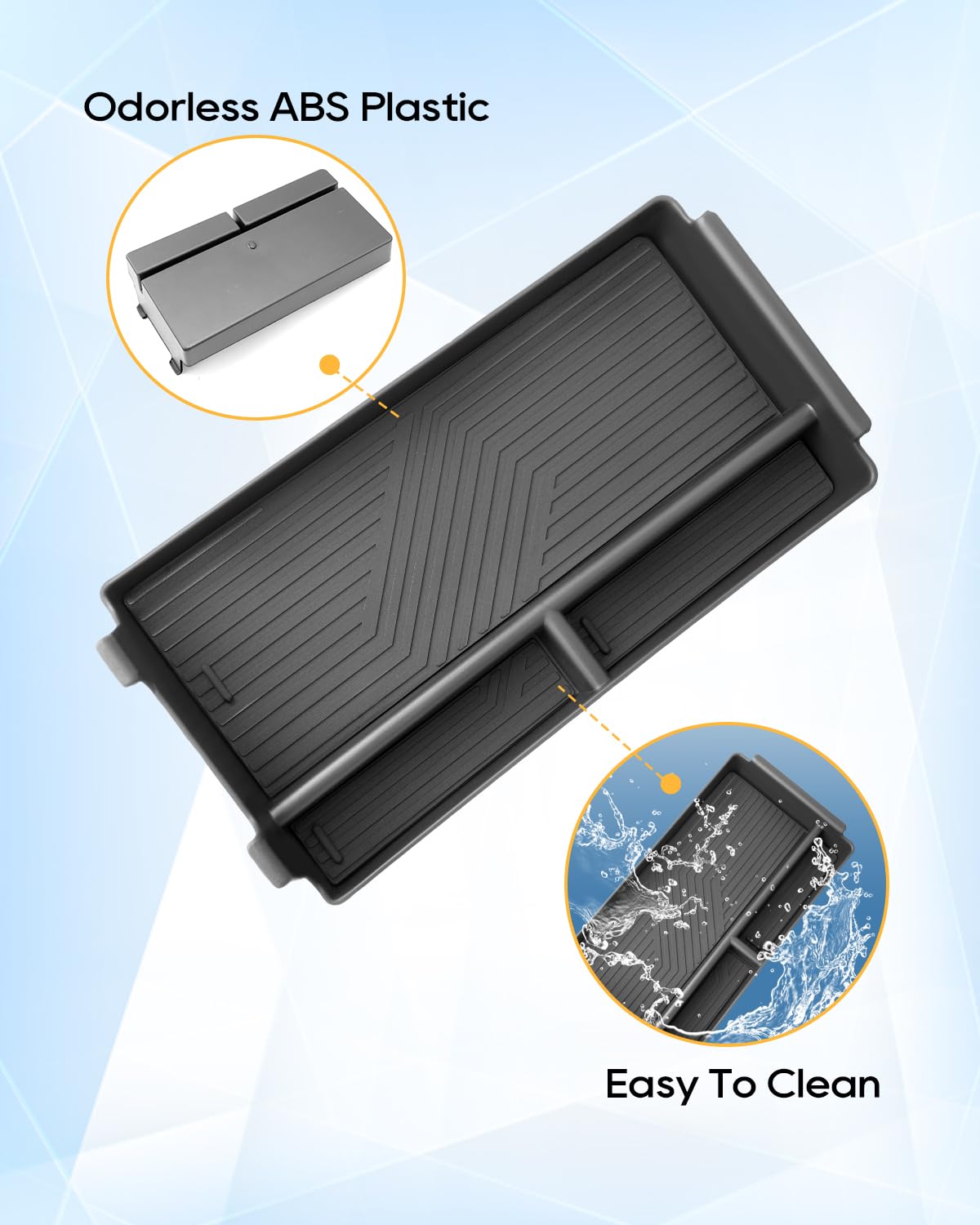 YEE PIN Compatibile con Cupra Tavascan 2025 2026, contenitore per console centrale, bracciolo centrale, vano portaoggetti, organizer con tappetino antiscivolo, per Tavascan VZ EV 2026 2027 accessori