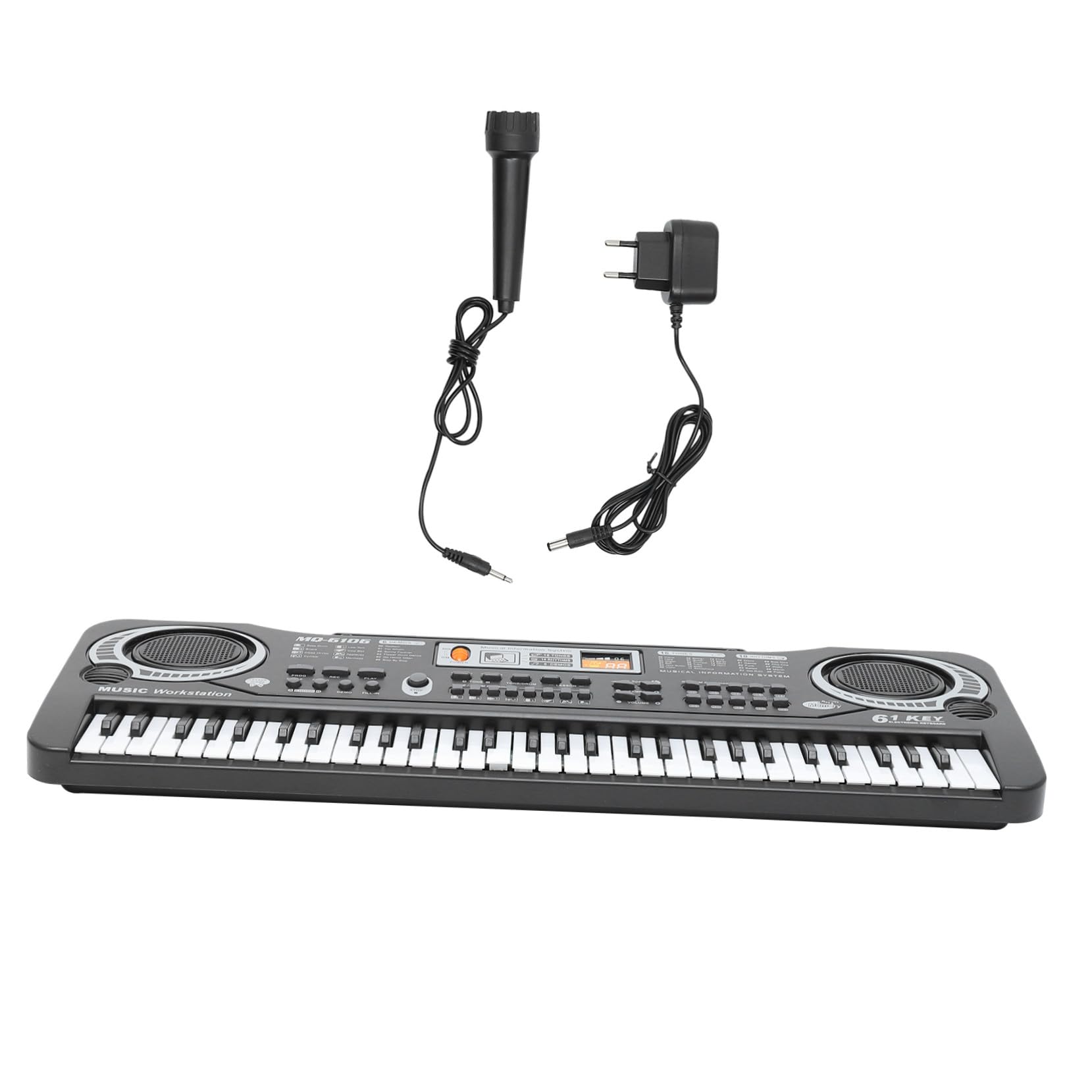 SUPVOX Piano Jouet Électronique Éducatif pour Garçon et Filles 61 Touches Abs Multifonction Améliore Audition Apprentissage Musical Bébé Garçon et Filles