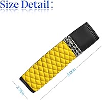 Vista 2 de zipelo - Juego de 2 piezas de fundas para cinturón de auto, almohadillas de cuero transpirables para el hombro que protegen tu cuello, almohadillas