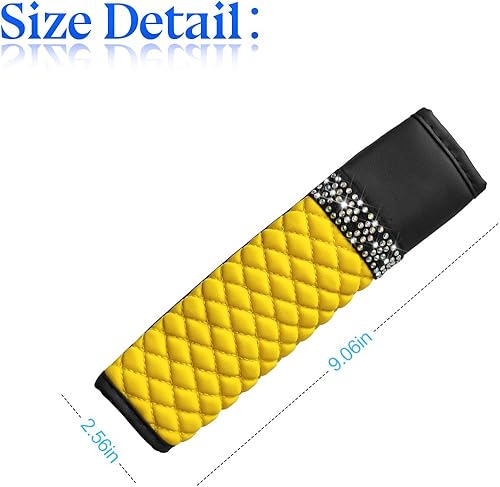 Miniatura 2 de zipelo - Juego de 2 piezas de fundas para cinturón de auto, almohadillas de cuero transpirables para el hombro que protegen tu cuello, almohadillas