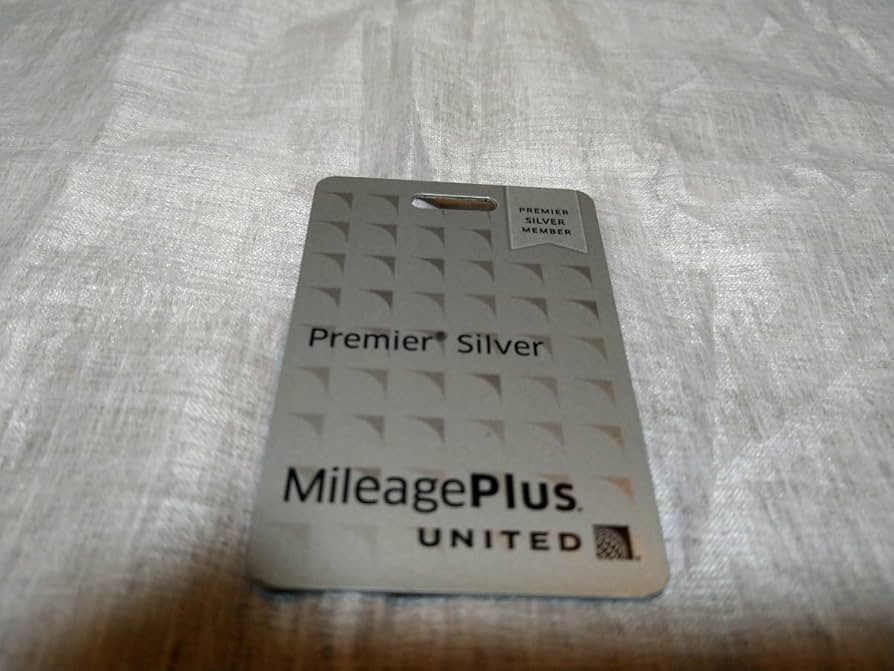 ユナイテッド航空　マイレージプラス　プレミア1K ミニサイズ　バゲージタグ 2024年はデザイン一新！ユナイテッド航空からプレミアゴールドの