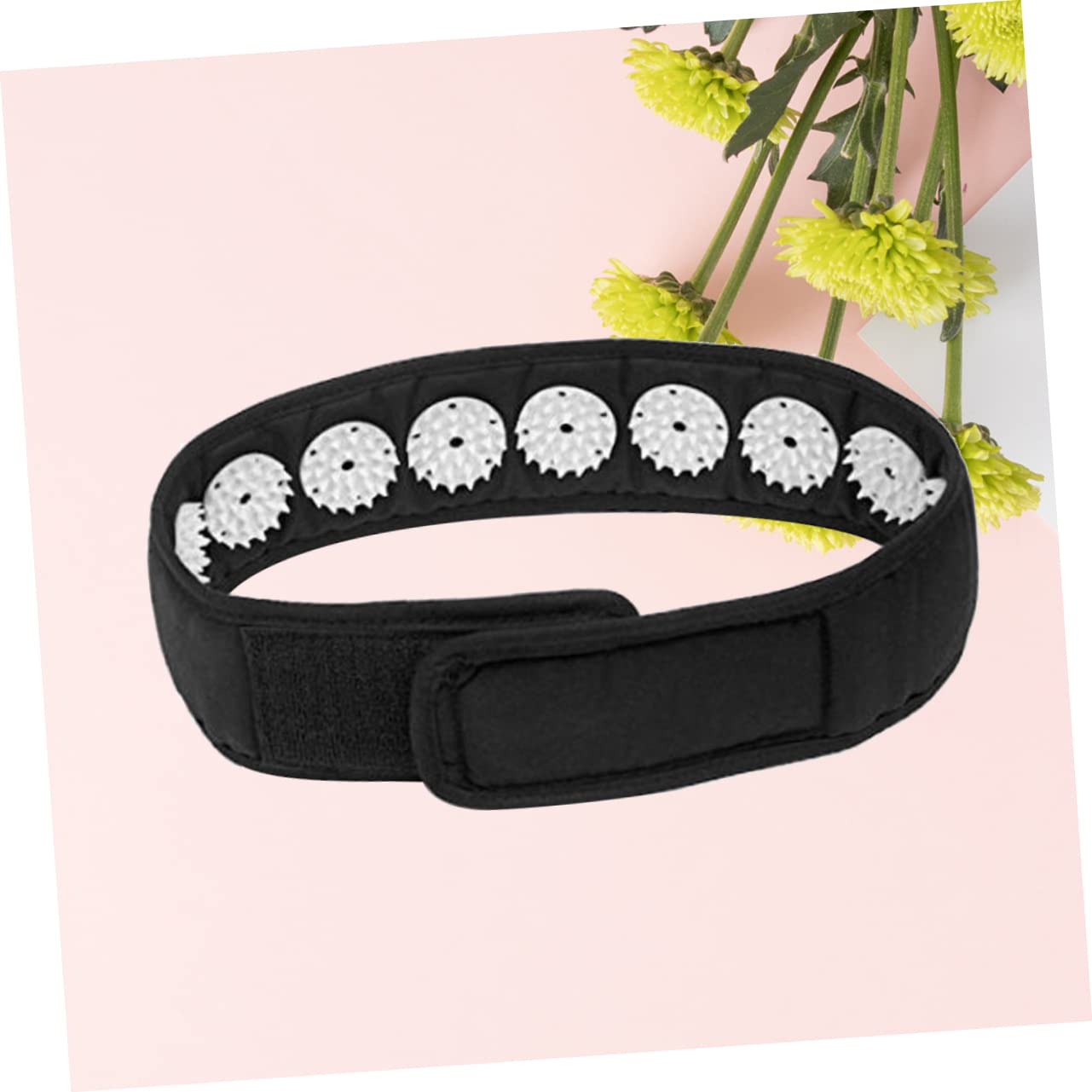 Healvian 3ensembles Bandeaux De Massage Acupressure Relaxation Et Accessoire Pratique Pour Soulager Les Tensions Noir
