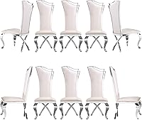 Vista 24 de ACEDÉCOR Juego de 4 sillas de comedor de terciopelo, sillas de cocina tapizadas de lujo negras con respaldo alto aerodinámico, modernas y hermosas