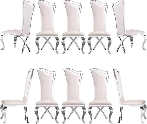 Miniatura 24 de ACEDÉCOR Juego de 4 sillas de comedor de terciopelo, sillas de cocina tapizadas de lujo negras con respaldo alto aerodinámico, modernas y hermosas