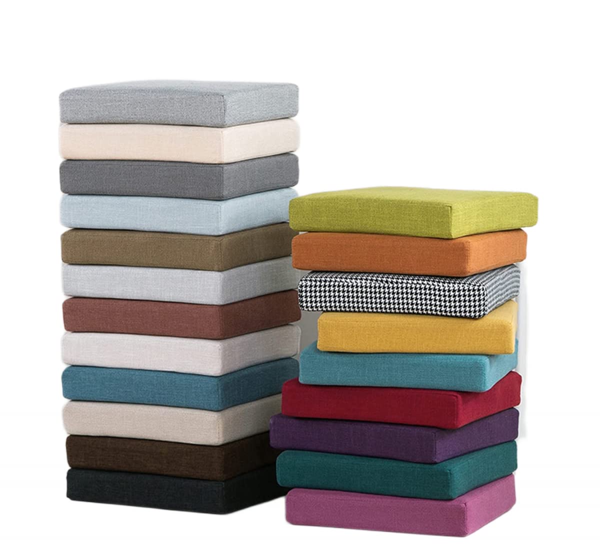 Square Soft Chair Pads Cushions Chair Cushions Seat Pad 40/45/55Cm Indoor Outdoor Chair Seat Cushion Pads for Dining Room Garden