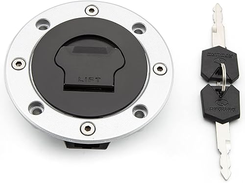 NBVLKH Tapa de combustible para motocicleta con cerradura de llave para Suzuki VX800 1990-1996 RF600 1993-1998 RF900 1994-1999 GSF600 1995-1999