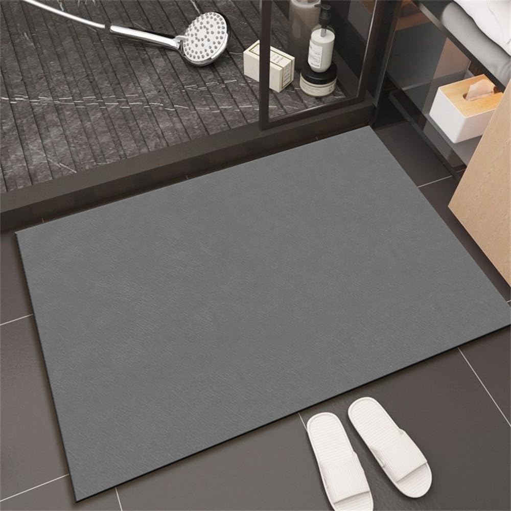 Tapis de bain diatomite doux pour sortie de baignoire, entrée et canapé