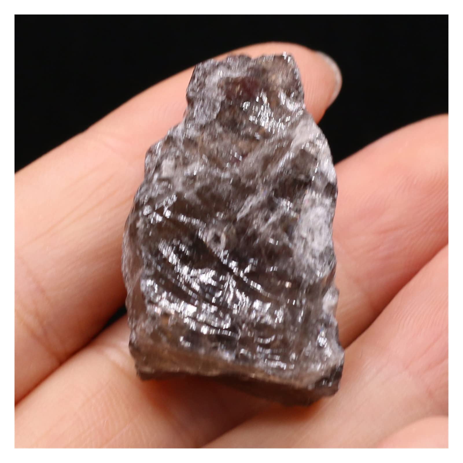 Piedra de Cristal Piedras semipreciosas Naturales Turmalina Negra Grava Rugosa Pecera Joyería DIY Decoración del hogar Adornos Joyería 20-30 mm Espécimen Mineral de Piedra