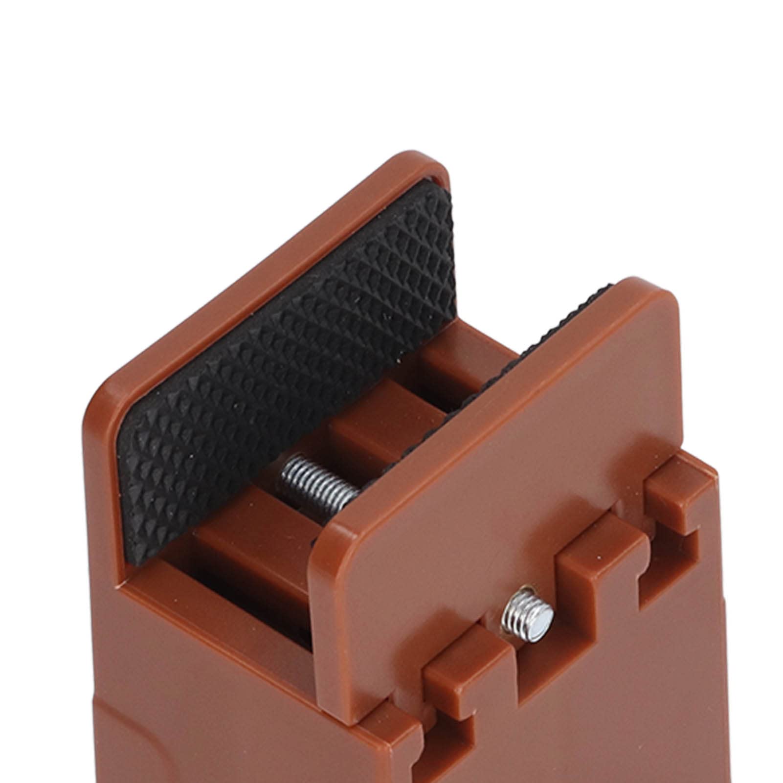 Ejoyous 4Pcs Möbelerhöhungen, Betterhöhung mit Schraubklemme Verstellbare Tischerhöhung Betterhöher Möbel Erhöhung Gummi-Bett-/Coucherhöhungen für Schwerlastmöbel (Brown)