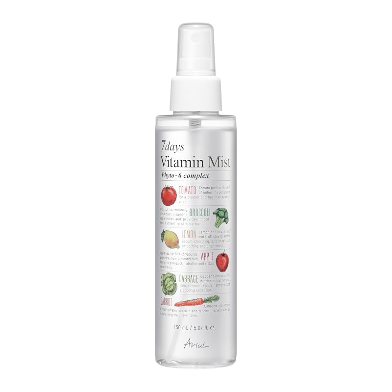 Ariul 7 Days Vitamin Mist Bruma Facial com Vitaminas, 150 mL