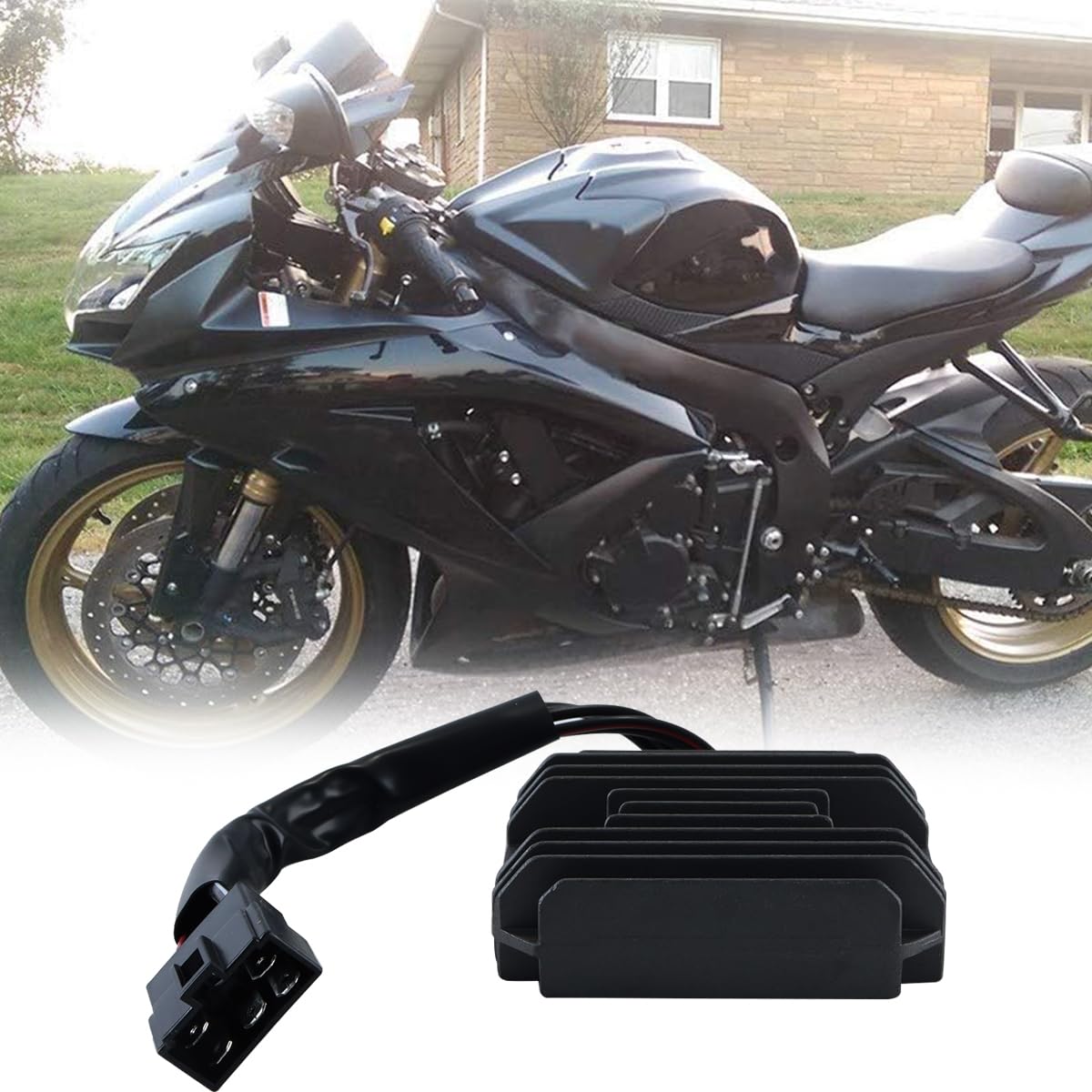 Alide Regolatore di tensione raddrizzatore compatibile con moto SH640‑EB compatibile con GSXR600 GSXR750 GSXR1000 GSX1300R