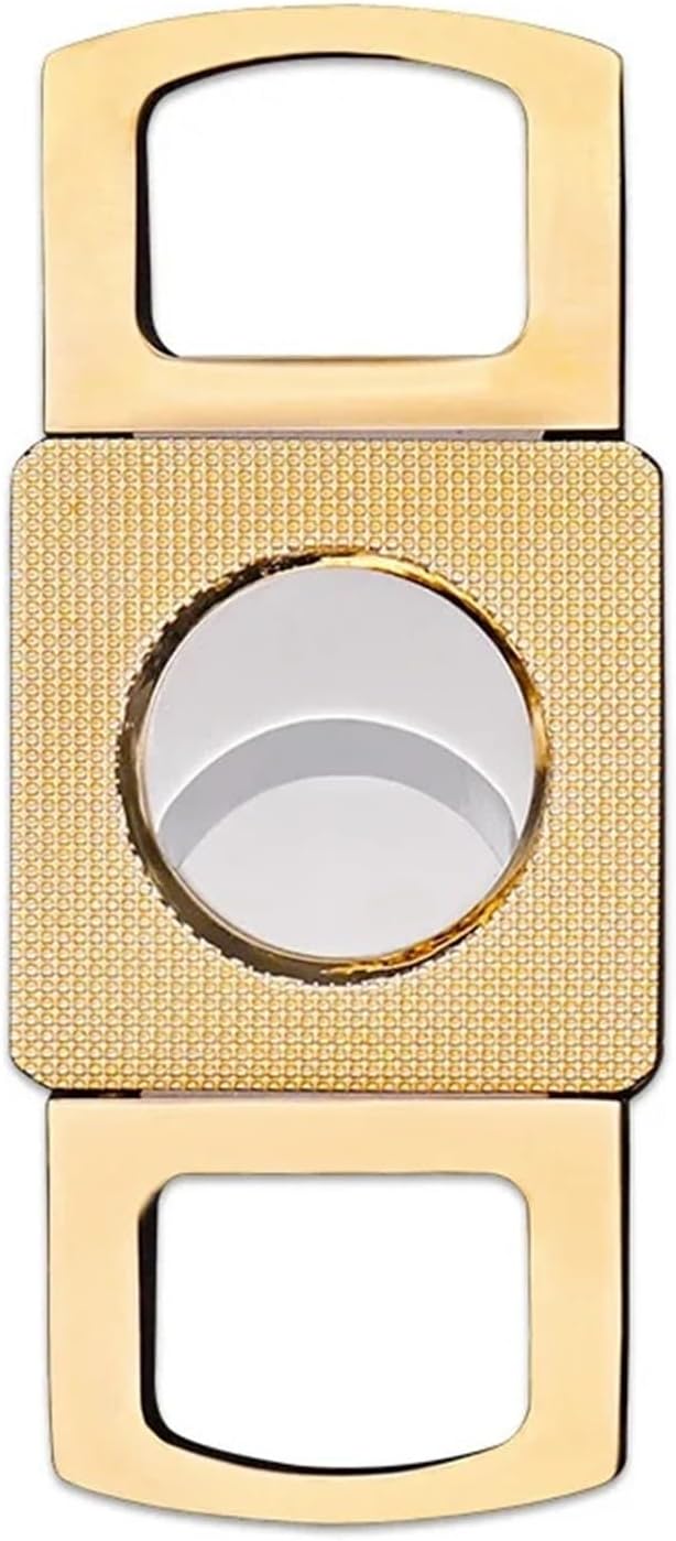 JDIME Cigar Cutter Stainless Steel Gold Scissors Guillotine Portable Metal Slicer Smoking Accessories Tool Pocket Case