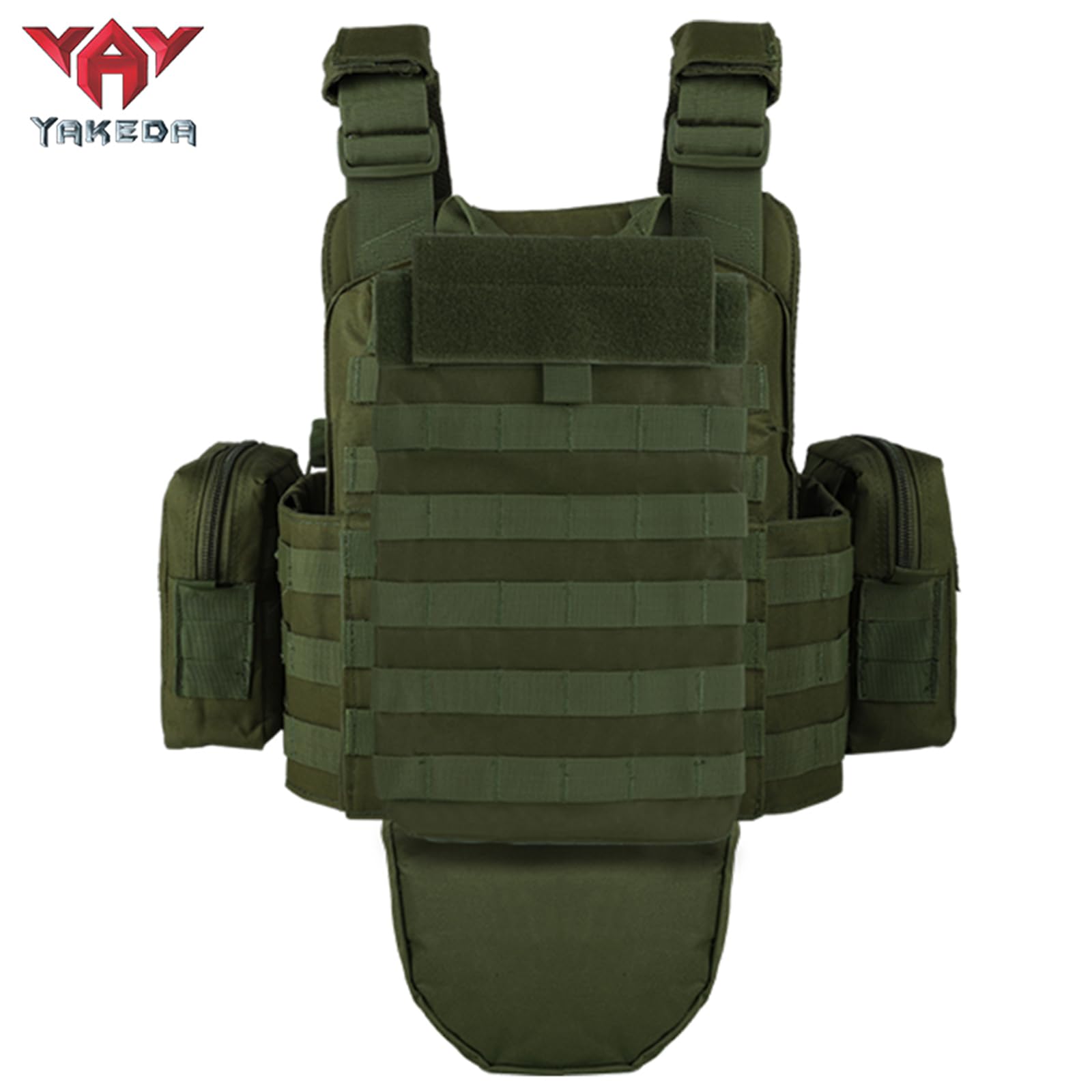 YAKEDA Outdoor Removable CS Training Vest, Molle Breathable Training Quick Adjustable Game Vest