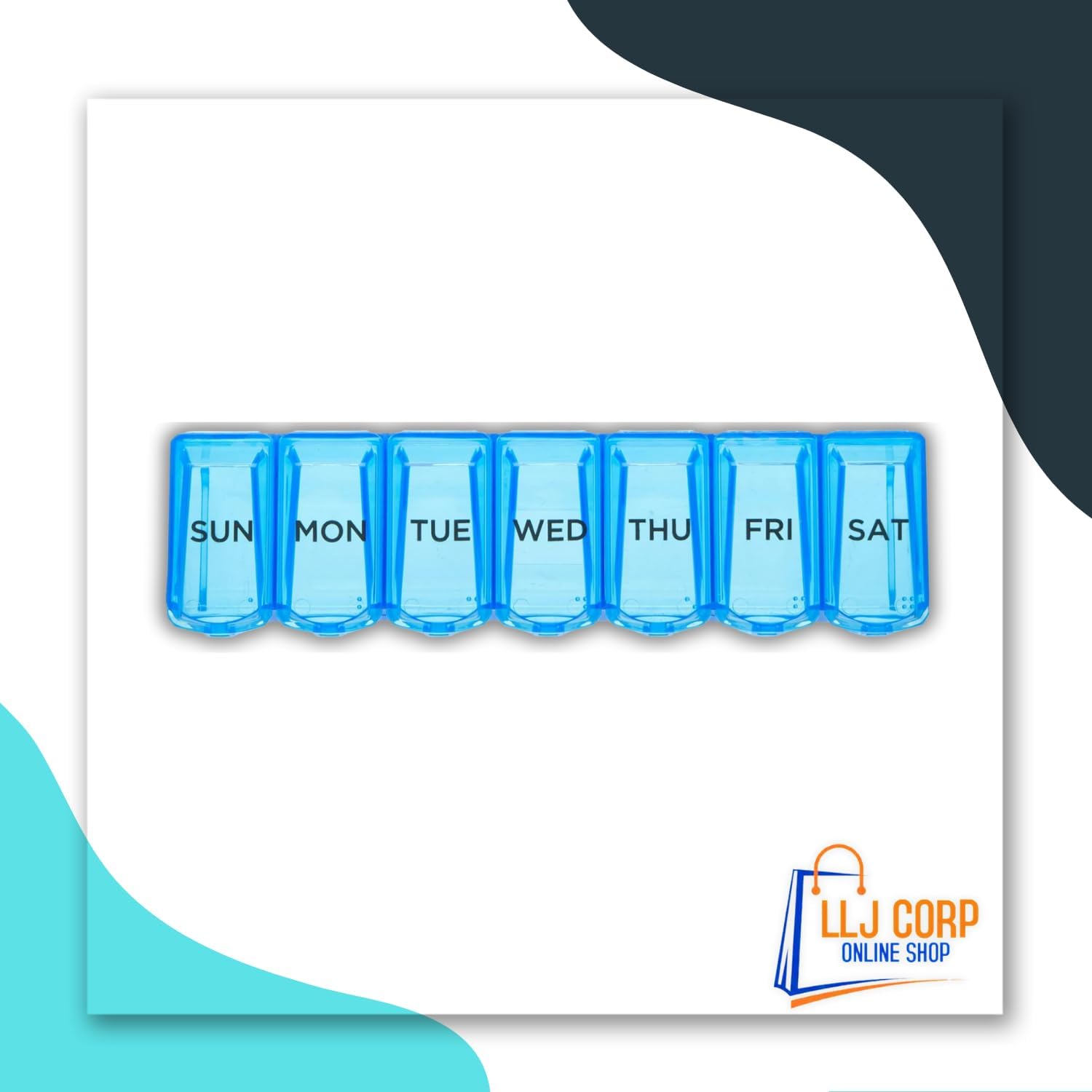 Spring Valley Rapid-Release CoQ10 Heart Health Dietary Supplement Softgels, 100 mg, 60 Count, Bundle with Weekly Pills Planner + LLJ Corp Sticker., White