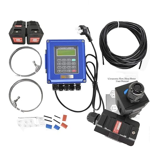 Miniatura 9 de HFBTE - Medidor de flujo por ultrasonidos fijo, impermeable, con transductor de abrazadera de alta temperatura TS-2-HT y TM-1-HT, DN25-27.559in,