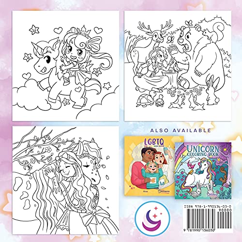 Princess Coloring Book: For Kids Ages 4-8, 9-12: 13