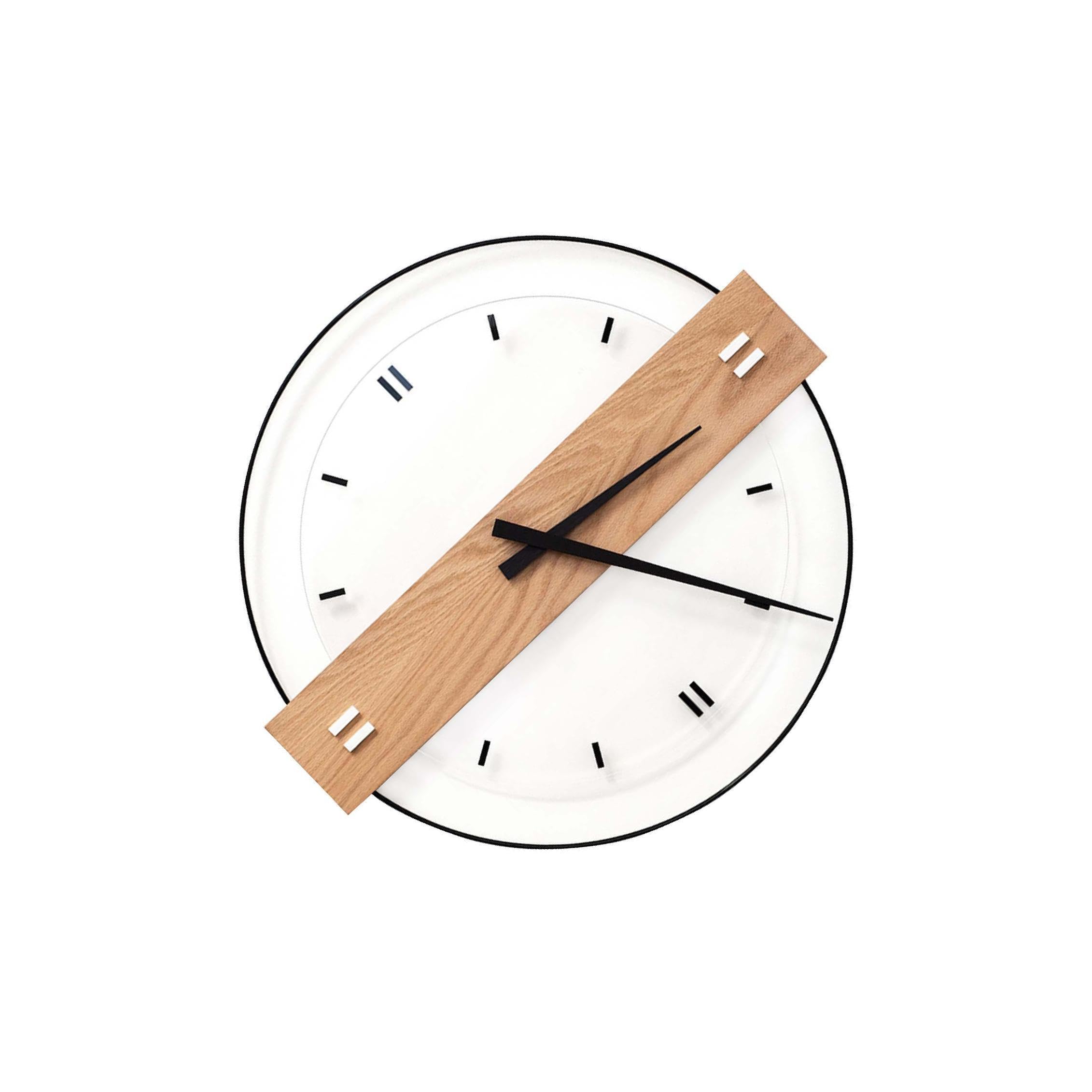 YIXANNX Mute Fashion Kitchen Clock Wooden Lightweight Silent Decorative Living Room Bedroom Wall Hanging Clock Is Made Of Wood
