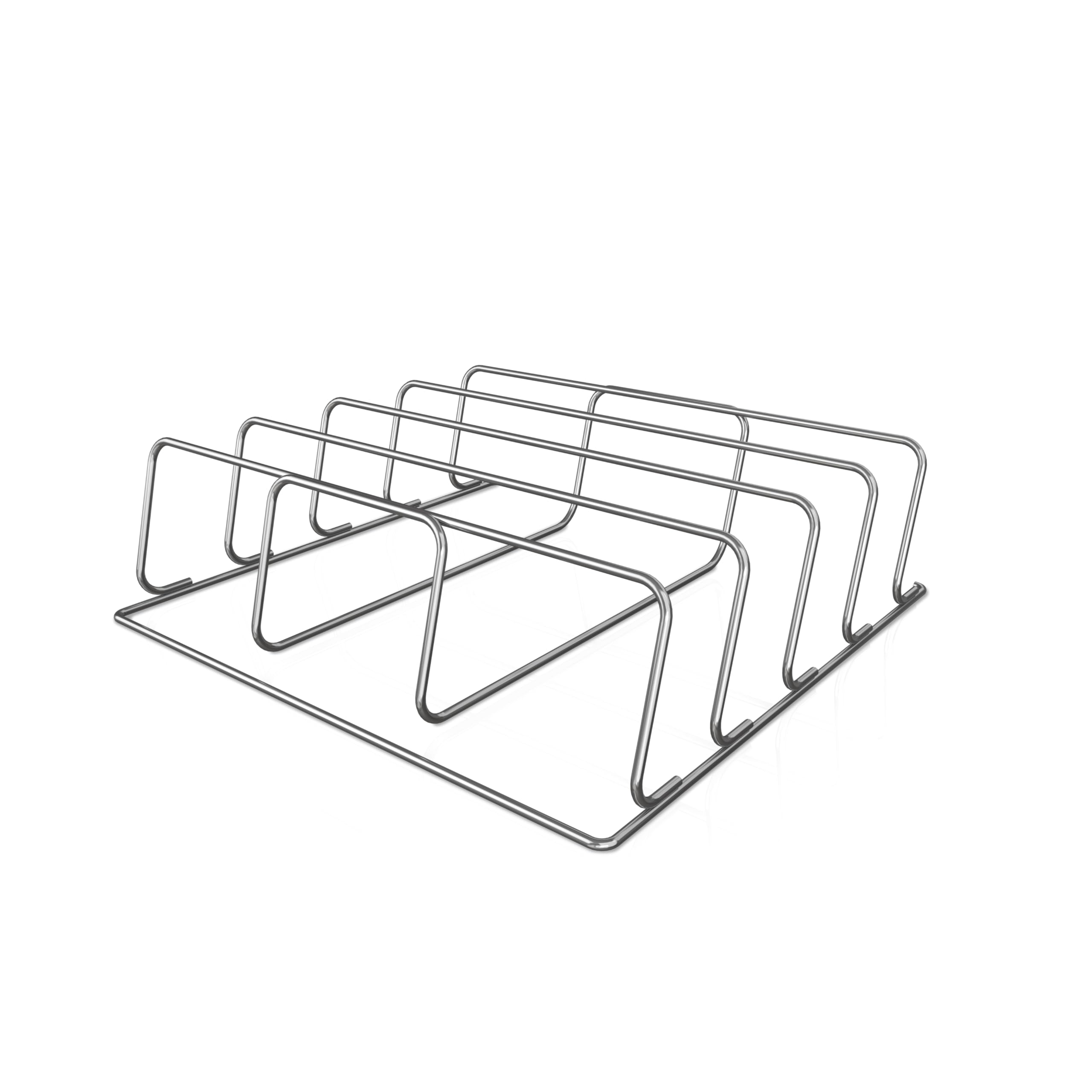 Ninja Woodfire XL Rib Rack for Grilling up to 4 Full Racks of Ribs, Easy to Wipe Clean, Official Accessory, Compatible with Ninja Woodfire XL BBQ Grill OG850 / OG901, Black, XSKOGXLRBRKEU